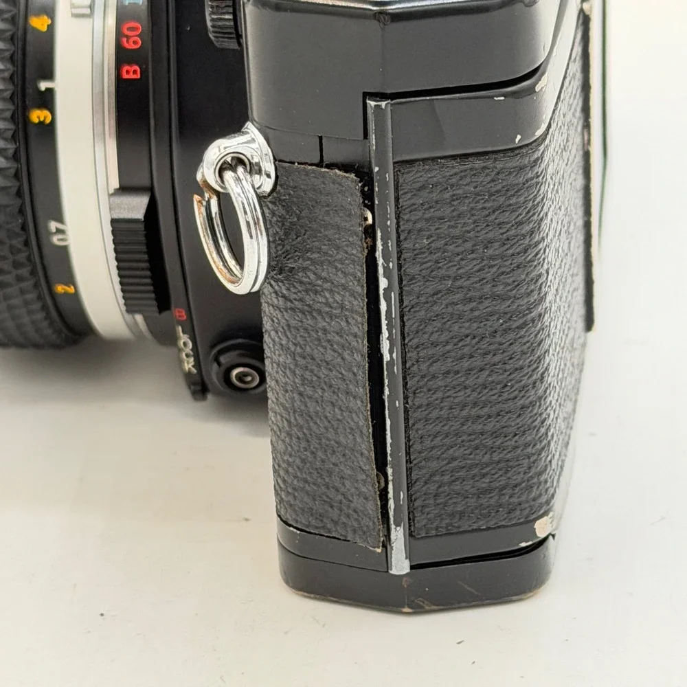 Olympus OM-2S Program 35mm SLR Film Camera W/ Zuiko Auto-S 50mm f/1.8 TESTED